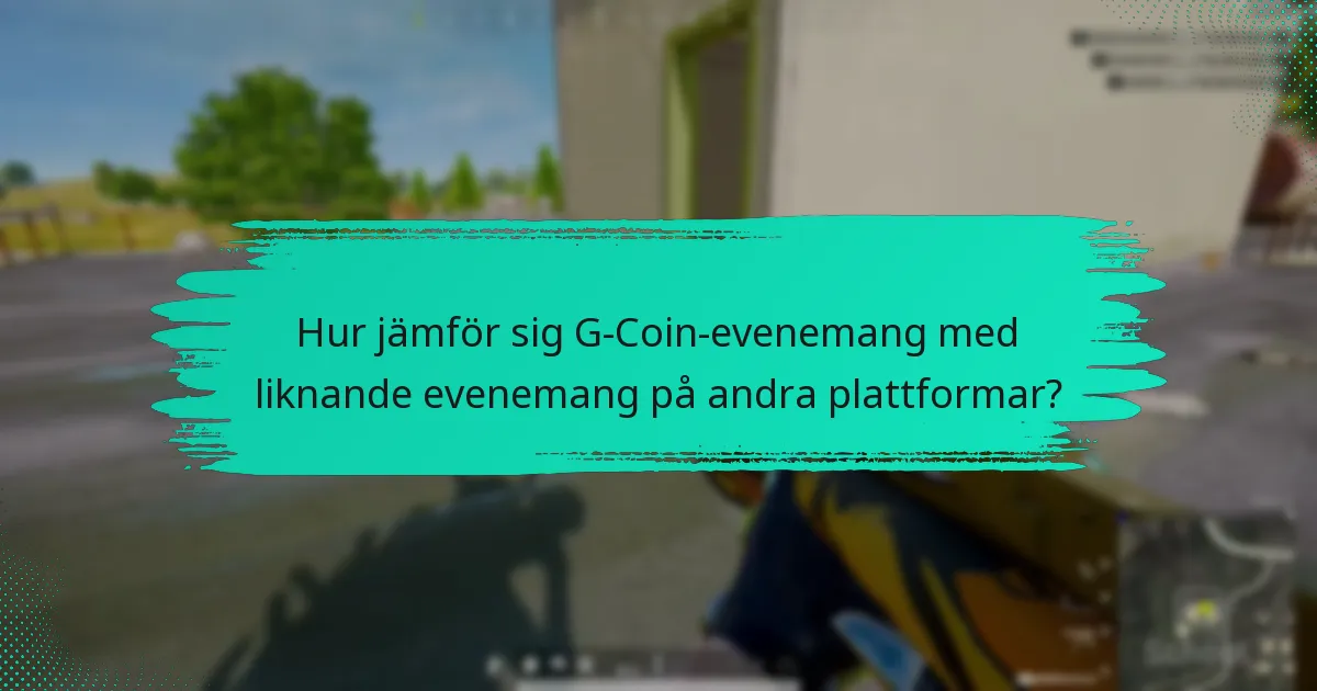 Hur kan jag delta i G-Coin-evenemang?