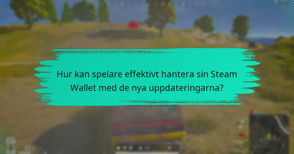 Vilka policyändringar påverkar Steam Wallet och PUBG?